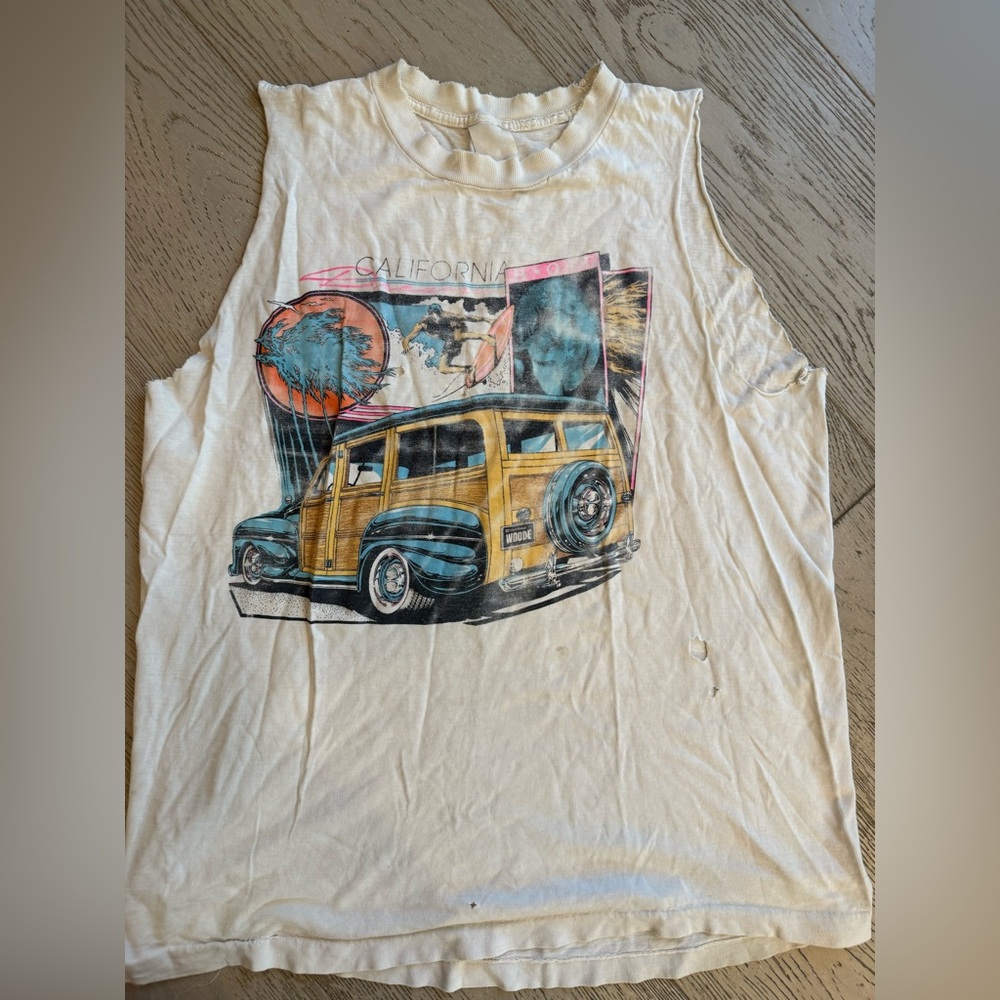California Graphic Sleeveless Tee